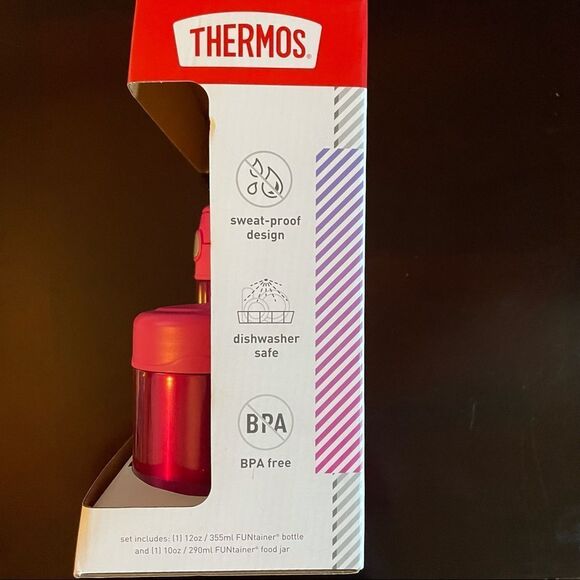 Thermos FUNtainer Lunch Set Bottle and Food Jar - Picture 8 of 9